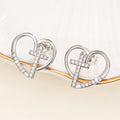 Korean Style Irregular Heart Stud Earrings For Women, Fashion Light Luxury Jewelry view 3