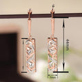Niche Design Tech Style Geometric Triangle Drop Earrings For Women, Trendy Statement Accessory view 4