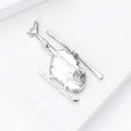 Alloy Abalone Shell Helicopter Brooch For Creative Unisex Apparel view 4