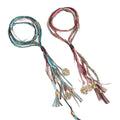 Light Luxury Ethnic Acrylic Crystal Beaded Multilayer Colorful Tassel Sweater Necklace view 5