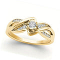 European American Cross Border Ring For Women, Niche Cross Loop Design Fashion Jewelry Accessory view 3