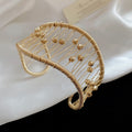 European Style Copper Plastic Woven Hollow Mesh Open Bangle Fashion Statement Jewelry view 4