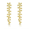 Creative Long Drop Earrings For Women, Waterdrop Flower Evening Dress Luxury Jewelry view 5