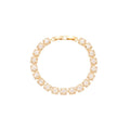 Sparkling Zircon Twisted Knot Alloy Bracelet Trio French Court Light Luxury Style view 5