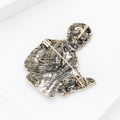 Alloy Enamel Male Teacher Brooch Pin For Clothing Decoration view 4