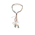 Acrylic Crystal Multi Layer Tassel Pendant Ethnic Geometric Sweater Necklace view 5