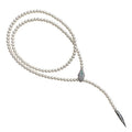 Light Luxury French Style Faux Pearl Zircon Beaded Snake Sweater Necklace view 5