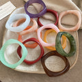 Dopamine Gradient Geometric Plastic Bangle Vintage Minimalist Fashion Bracelet view 2