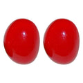 Modern Minimalist Alloy Geometric Round Enamel Stud Clip Earrings For Women view 5