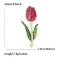 Alloy Enamel Tulip Brooch Pin For Shawls And Cardigans view 5