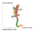 Alloy Enamel Rhinestone Lizard Brooch For Suits Shirts And Lapels view 6
