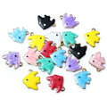 11x9mm 0.3g Gold Zinc Alloy Charm Pendant for DIY Necklace Bracelet Jewelry Making view 5