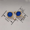 New Chinese Style Drop Earrings For Women Imitation Pearl Vintage Artistic Fresh Jewelry view 4