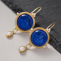 New Chinese Style Drop Earrings For Women Imitation Pearl Vintage Artistic Fresh Jewelry view 2