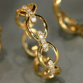 Elegant Princess Style Buckle Ring For Women With Micro Pave Zircon, Refined Statement Accessory view 2