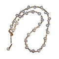 French Court Style Copper Braided Double Layer Pearl Choker Necklace For Women view 5