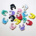 10x10mm Gold Zinc Alloy Charm Pendant for DIY Necklace Bracelet Jewelry Making view 3