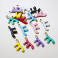 13x6mm Gold Zinc Alloy Charm Pendant for DIY Necklace Bracelet Jewelry Making view 3