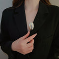 European Style Alloy Sunflower Geometric Brooch With Metal Finish Cufflink Inspired Fashion Pin view 4