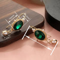 New Chinese Style Rice Pearl Drop Earrings For Women Glossy 3D Qipao Elegant Jewelry view 4