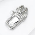 Alloy Glass Parrot Brooch With Rhinestones For Suit Decoration view 4