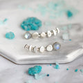Niche Design Fishbone Stud Earrings For Women With Moonstone Luster Daily Cute Accessory view 2