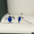 Shiny Cute Turtle Stud Earrings For Women, Daily Trendy Fashion Jewelry Accessories view 3