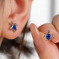 Shiny Cute Turtle Stud Earrings For Women, Daily Trendy Fashion Jewelry Accessories view 1