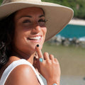 Vacation Style Waterdrop Lace Ring For Women, Twisted Vintage Open Band, Cross Border Jewelry view 3