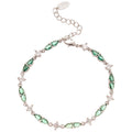 Light Luxury Copper Teardrop Zircon Bracelet For Women With Sparkling Inlaid Stone Design view 5