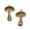 Zinc Alloy Mushroom Charm Pendant No.498611 for DIY Necklace Bracelet Jewelry Making view 2