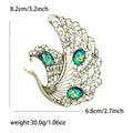 Alloy Hollow Swan Brooch Pin For Vintage Elegant Anti Exposure Wear view 6