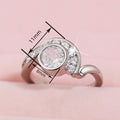 Irregular Shaped Women's Ring, Niche Designer Accessory For Wedding Proposal Elegant Style view 4
