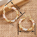 New Three Color Spiral Hollow Metal Ear Cuffs For Women, Korean Gentle Style Clip Earrings view 4