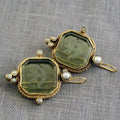 New Chinese Style Faux Pearl Acrylic Earrings, Vintage Artistic Fresh Fashion Jewelry Accessories view 1