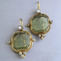 New Chinese Style Faux Pearl Acrylic Earrings, Vintage Artistic Fresh Fashion Jewelry Accessories view 2