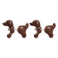 Cute Cartoon Dog Enamel Front Back Drop Earrings Copper Animal Stud Style view 5