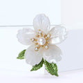 Alloy Enamel Rhinestone Flower Brooch Pin For Women Outfits view 2
