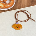 Cute Flocked Resin Bear Pendant Sweater Necklace For Women Vacation Style Clavicle Chain view 4
