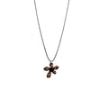 Ethnic Style Stone Wood Ceramic Beaded Heart Flower Pendant Sweater Necklace For Women view 5