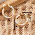 Korean Style Three Color Metal Ear Cuffs For Women Line Texture Elegant Fashion Jewelry Earrings view 3