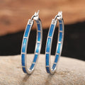 Bling Geometric Oversized Hoop Earrings For Women, Shiny Y2K Statement Fashion Jewelry view 1