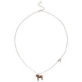 Light Luxury Alloy Pony Star Horseshoe Pendant Sweater Necklace For Women view 5