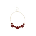 Vintage Geometric Enamel Alloy Jewelry Set With Bracelet Ring Necklace For Women view 5