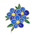 Alloy Enamel Flower Brooch Pin For Elegant Suit Accessories view 5