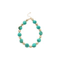 Vintage Acrylic Ombre Irregular Beaded Necklace Bracelet Jewelry Set For Women view 5