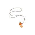 Vintage Ethnic Wood Bead Round Oval Shell Pendant Sweater Necklace With Geometric Design view 5