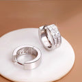 European American Minimalist Geometric Earrings For Women Daily Light Luxury Elegant Jewelry view 2