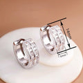 European American Minimalist Geometric Earrings For Women Daily Light Luxury Elegant Jewelry view 4