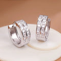 European American Minimalist Geometric Earrings For Women Daily Light Luxury Elegant Jewelry view 1